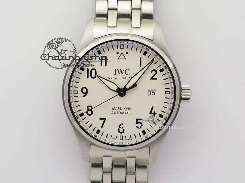 Mark XVIII IW327002 SS Mk Maker Best Edition White Dial On SS Bracelet A2892