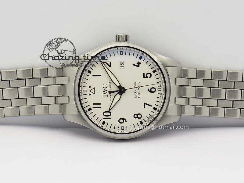Mark XVIII IW327002 SS Mk Maker Best Edition White Dial On SS Bracelet A2892