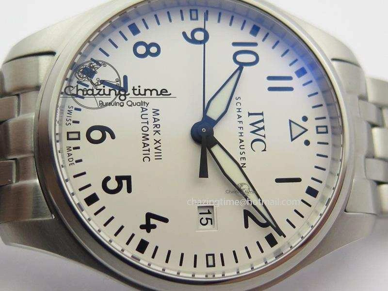 Mark XVIII IW327002 SS Mk Maker Best Edition White Dial On SS Bracelet A2892