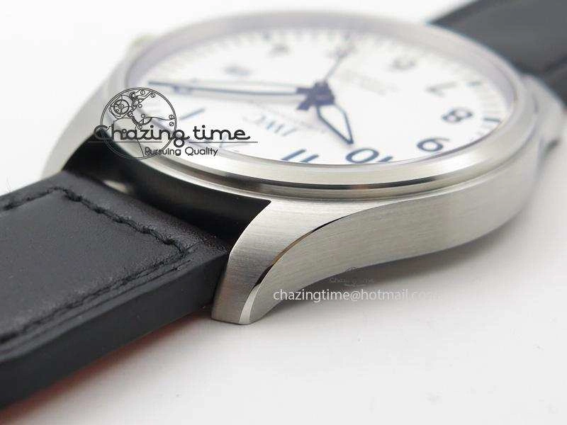 Mark XVIII IW327002 V6F Best Edition White Dial On Black Leather Strap A2892