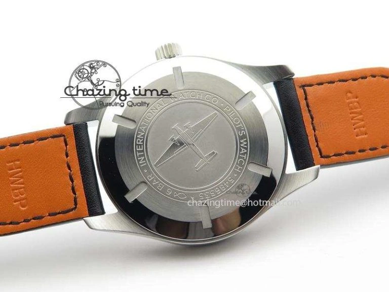 Mark XVIII IW327002 V6F Best Edition White Dial On Black Leather Strap A2892