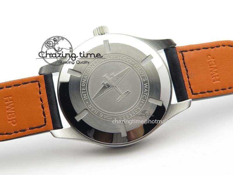 Mark XVIII IW327002 V6F Best Edition White Dial On Black Leather Strap A2892