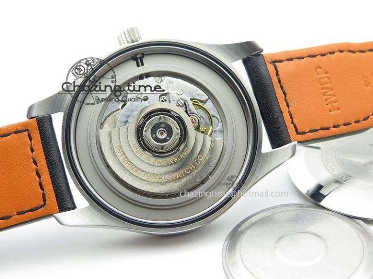Mark XVIII IW327002 V6F Best Edition White Dial On Black Leather Strap A2892
