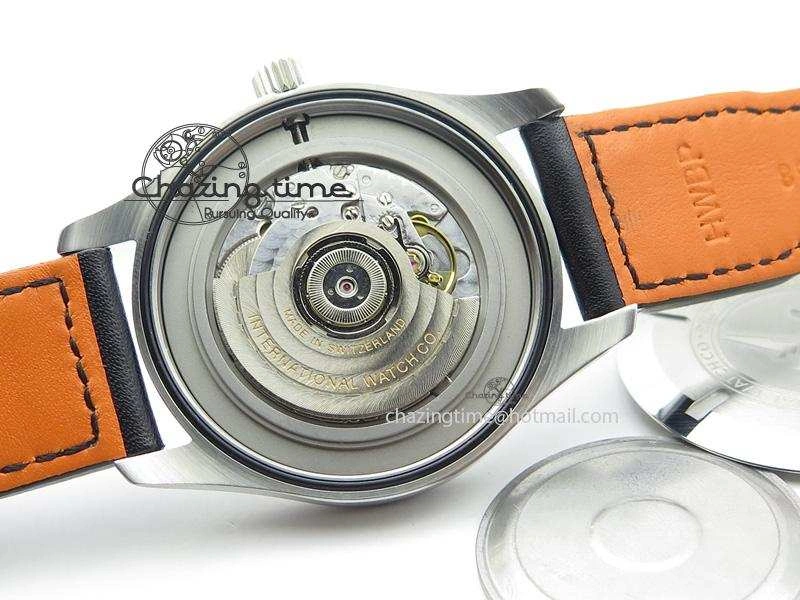 Mark XVIII IW327002 V6F Best Edition White Dial On Black Leather Strap A2892