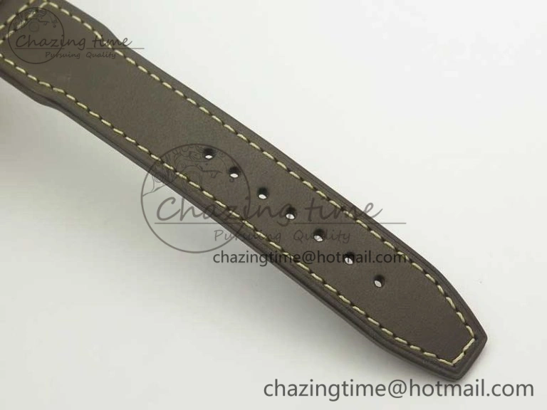 Mark XVIII IW327006 Titanium GSF 1:1 Best Edition Black Dial on Brown Leather Strap A2892