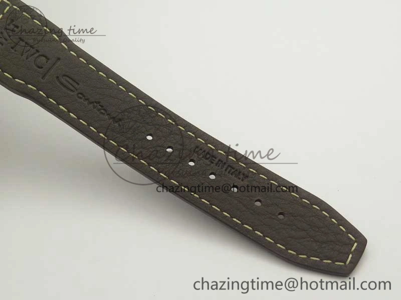 Mark XVIII IW327006 Titanium GSF 1:1 Best Edition Black Dial on Brown Leather Strap A2892