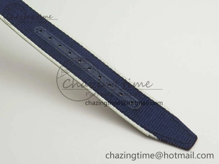 Mark XVIII IW327006 Titanium Grand M+F 1:1 Best Edition Black Dial on Nylon Strap A35111 (Free Leather Strap)