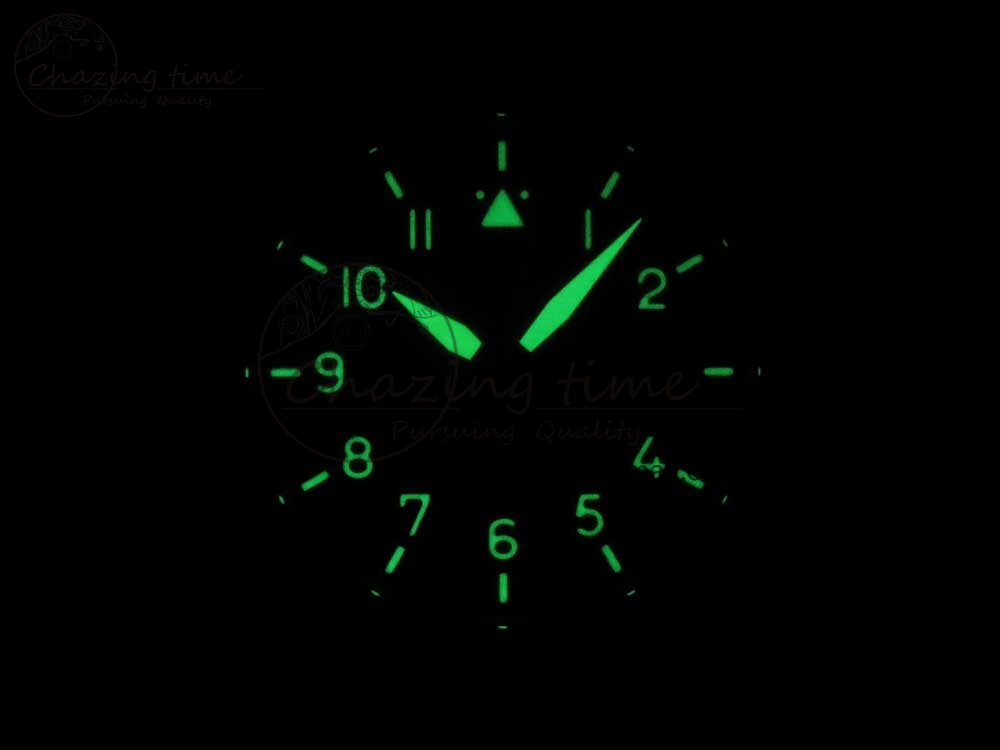 Mark XVIII IW327006 Titanium M+F 1:1 Best Edition Black Dial on Brown Leather Strap A35111