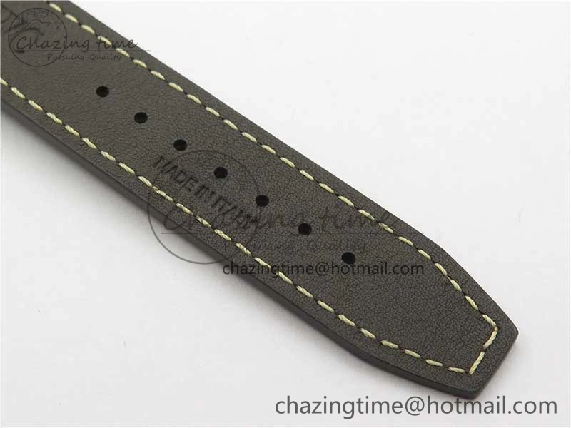 Mark XVIII IW327006 Titanium V7F 1:1 Best Edition Black Dial on Brown Leather Strap A2892