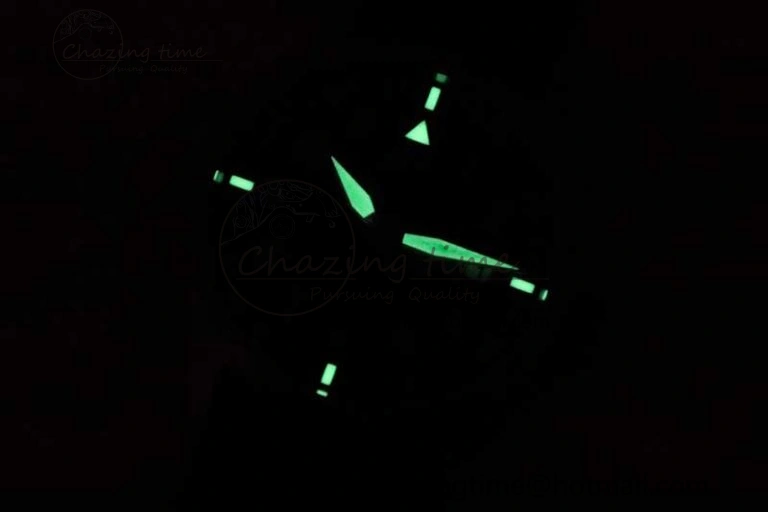 Mark XVIII IW327010 SS M+F 1:1 Best Edition Green Dial on Brown Leather Strap A35111 (Free Nylon Strap)
