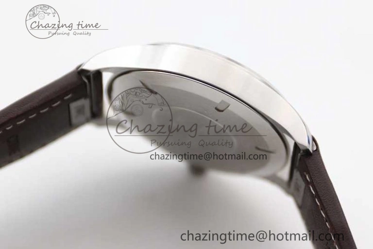 Mark XVIII IW327010 SS M+F 1:1 Best Edition Green Dial on Brown Leather Strap A35111 (Free Nylon Strap)
