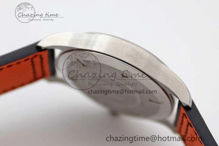 Mark XVIII IW327012 SS M+F 1:1 Best Edition White Dial on Black Leather Strap A35111