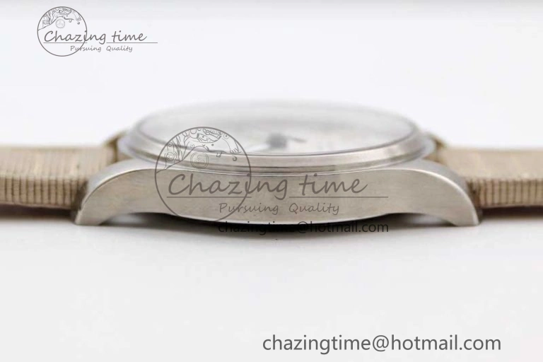Mark XVIII IW327012 SS M+F 1:1 Best Edition White Dial on White Nylon Strap A35111