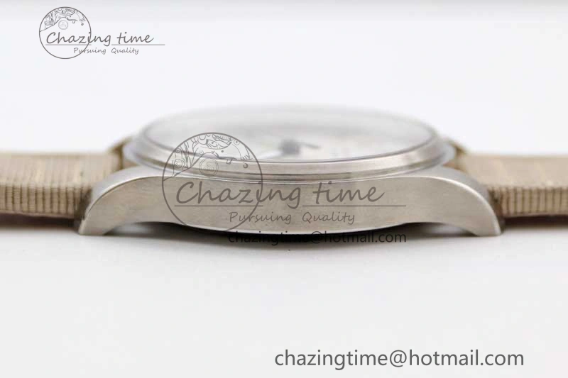 Mark XVIII IW327012 SS M+F 1:1 Best Edition White Dial on White Nylon Strap A35111