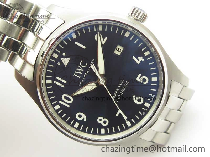 Mark XVIII IW327016 Le Petit Prince MKS 1:1 Best Edition Blue Dial On SS Bracelet MIYOTA 9015 V2