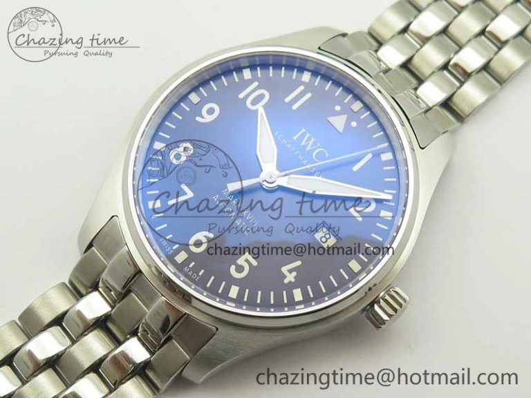 Mark XVIII IW327016 Le Petit Prince MKS 1:1 Best Edition Blue Dial On SS Bracelet MIYOTA 9015 V2