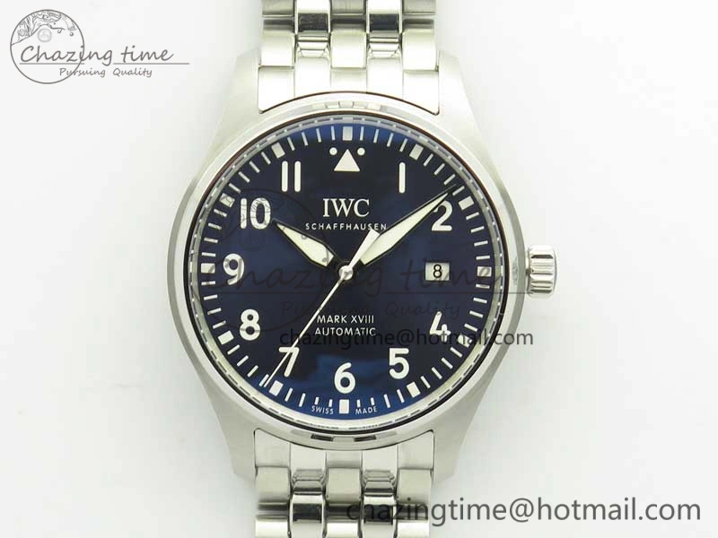 Mark XVIII IW327016 Le Petit Prince MKS 1:1 Best Edition Blue Dial On SS Bracelet MIYOTA 9015 V2