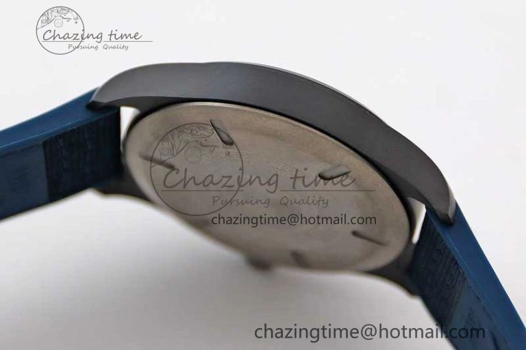 Mark XVIII IW328101 Black Ceramic M+F 1:1 Best Edition Blue Dial on Blue Nylon Strap A35111