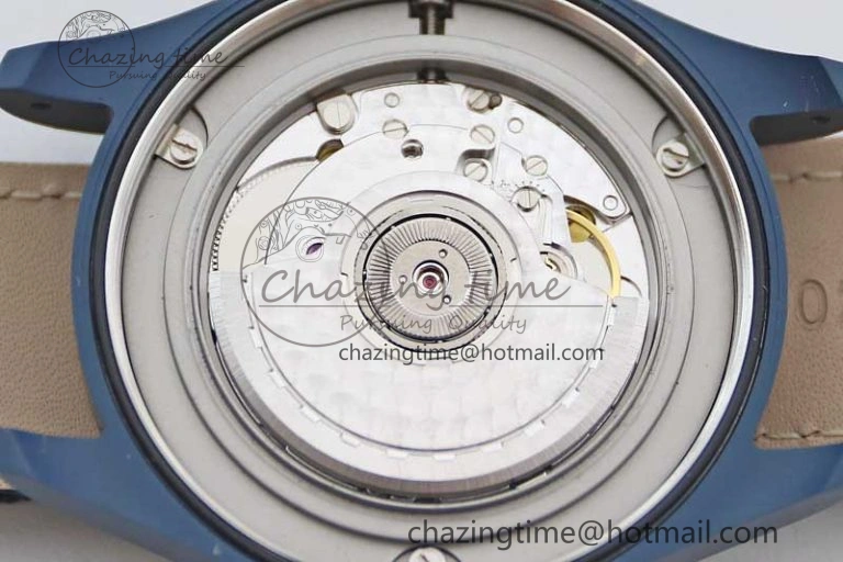 Mark XVIII IW328101 Blue Ceramic M+F 1:1 Best Edition Blue Dial on Blue Nylon Strap A2892
