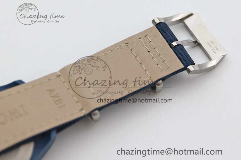 Mark XVIII IW328101 Blue Ceramic M+F 1:1 Best Edition Blue Dial on Blue Nylon Strap A2892