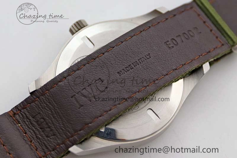 Mark XVIII IW328101 Blue Ceramic M+F 1:1 Best Edition Blue Dial on Blue Nylon Strap A2892