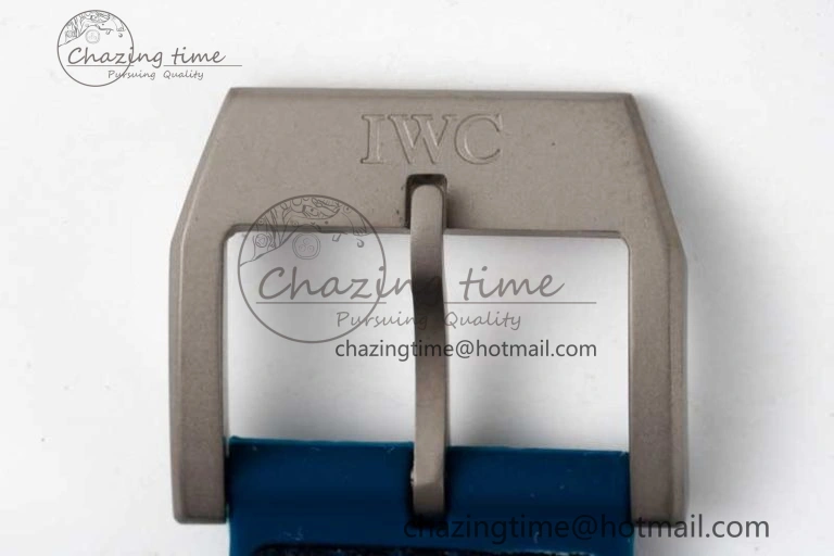 Mark XVIII IW328101 Blue Ceramic M+F 1:1 Best Edition Blue Dial on Blue Nylon Strap A35111
