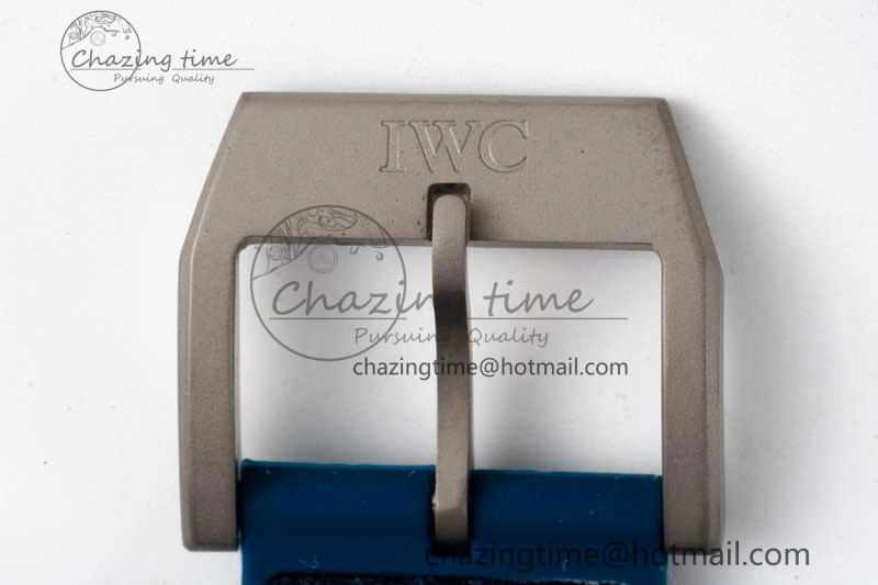 Mark XVIII IW328101 Blue Ceramic M+F 1:1 Best Edition Blue Dial on Blue Nylon Strap A35111