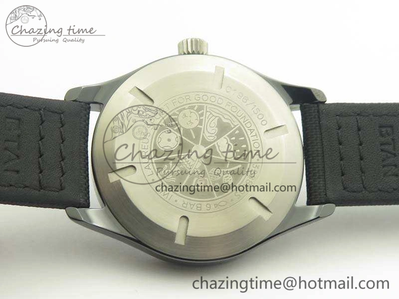 Mark XVIII LAUREUS IW324703 Black Ceramic MKF Best Edition On Black Nylon Strap A2892