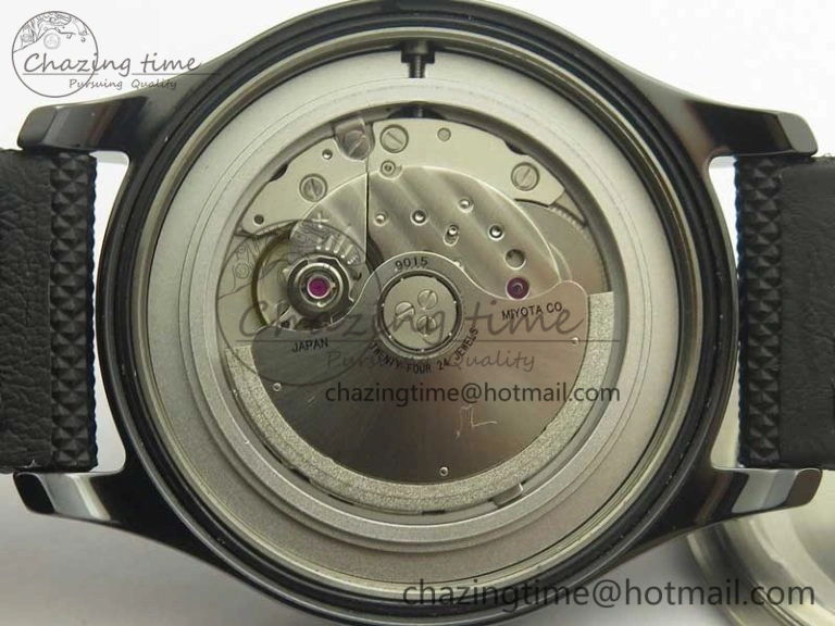 Mark XVIII LAUREUS IW324703 Black Ceramic MKF Best Edition on Black Nylon Strap MIYOTA 9015 V2