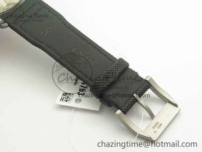 Mark XVIII LAUREUS IW324703 Black Ceramic MKF Best Edition on Black Nylon Strap MIYOTA 9015 V2