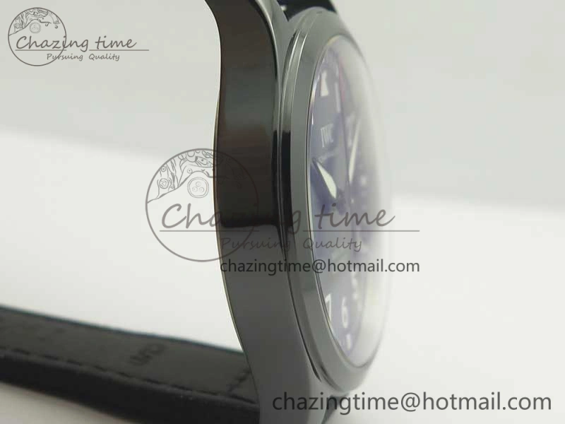 Mark XVIII LAUREUS IW324703 Black Ceramic MKF Best Edition on Black Nylon Strap MIYOTA 9015 V2
