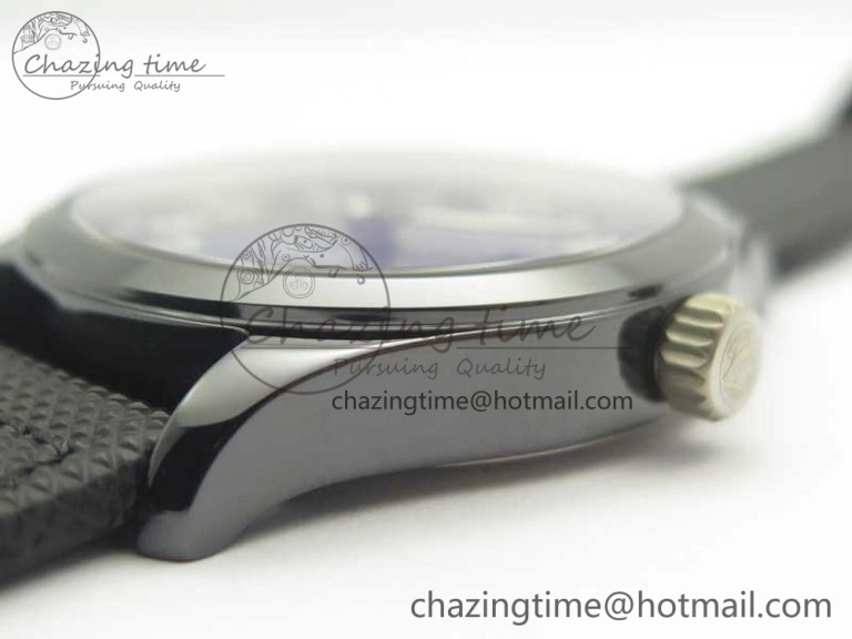 Mark XVIII LAUREUS IW324703 Black Ceramic MKF Best Edition on Black Nylon Strap MIYOTA 9015 V2