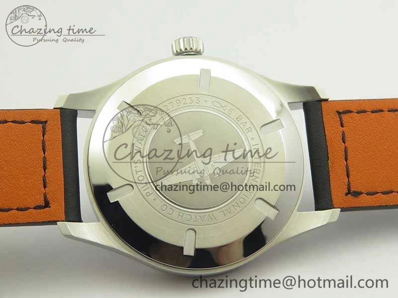 Mark XVIII Le Petit Prince IW327001 SS MKS 1:1 Best Edition White Dial On Leather Strap MIYOTA9015 V2