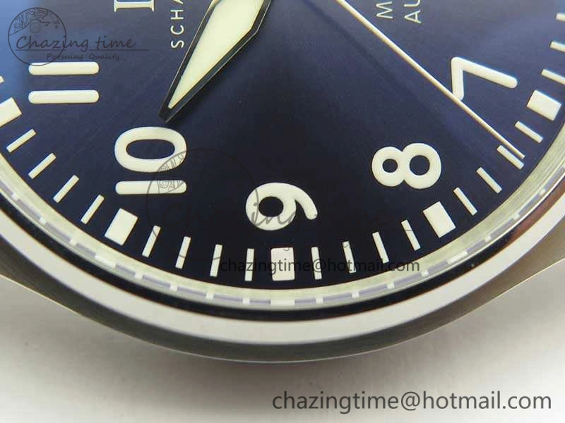 Mark XVIII Le Petit Prince IW327004 SS MKS 1:1 Best Edition Blue Dial On Leather Strap MIYOTA9015 V2
