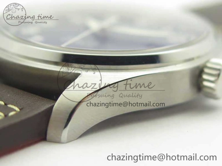 Mark XVIII Le Petit Prince IW327004 SS MKS 1:1 Best Edition Blue Dial On Leather Strap MIYOTA9015 V2
