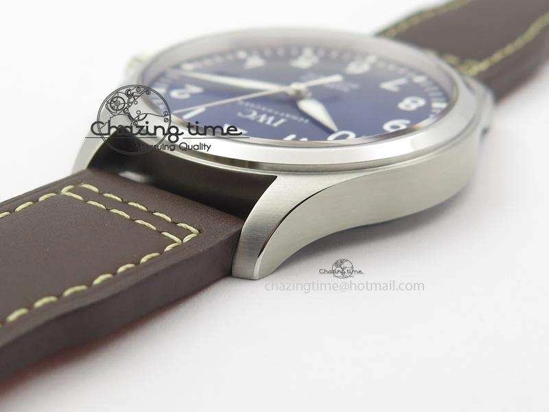 Mark XVIII Le Petit Prince IW327004 SS Mk Maker Best Edition Blue Dial On Brown Leather Strap A2892
