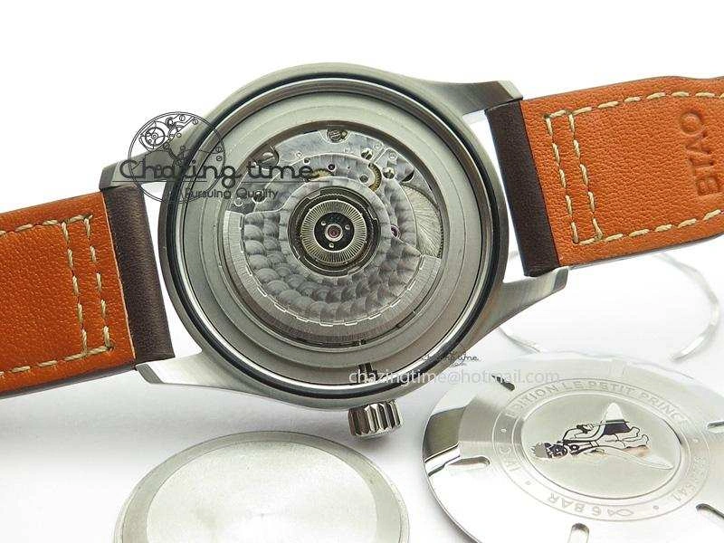 Mark XVIII Le Petit Prince IW327004 SS Mk Maker Best Edition Blue Dial On Brown Leather Strap A2892