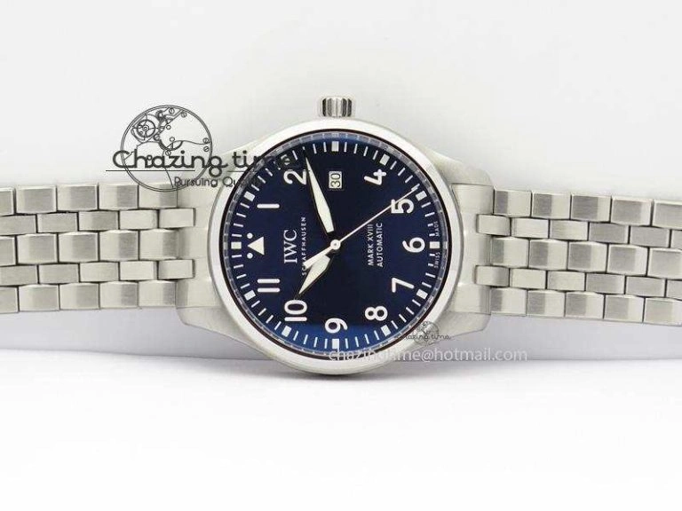 Mark XVIII Le Petit Prince IW327004 SS Mk Maker Best Edition Blue Dial On SS Bracelet A2892