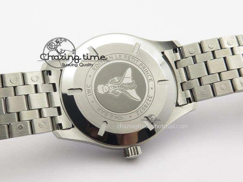 Mark XVIII Le Petit Prince IW327004 SS Mk Maker Best Edition Blue Dial On SS Bracelet A2892