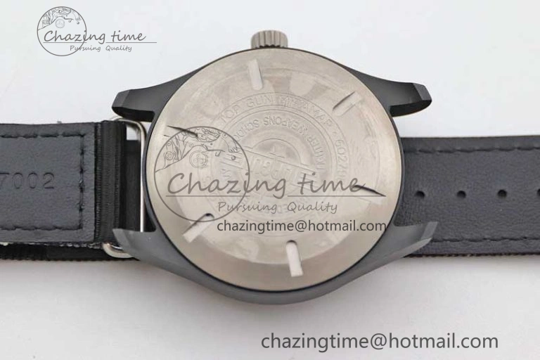 Mark XVIII ‘TOPGUN SFTI’ Ceramic M+F Best Edition Black Dial on Black Nylon Strap A35111