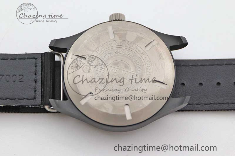 Mark XVIII ‘TOPGUN SFTI’ Ceramic M+F Best Edition Black Dial on Black Nylon Strap A35111