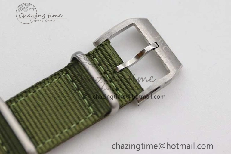 Mark XVIII ‘TOPGUN SFTI’ Ceramic M+F Best Edition Black Dial on Green Nylon Strap
