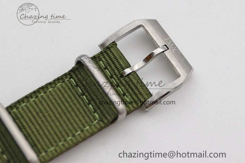 Mark XVIII ‘TOPGUN SFTI’ Ceramic M+F Best Edition Black Dial on Green Nylon Strap