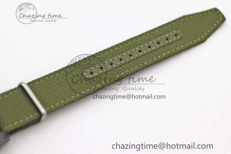Mark XVIII ‘TOPGUN SFTI’ Ceramic M+F Best Edition Black Dial on Green Nylon Strap
