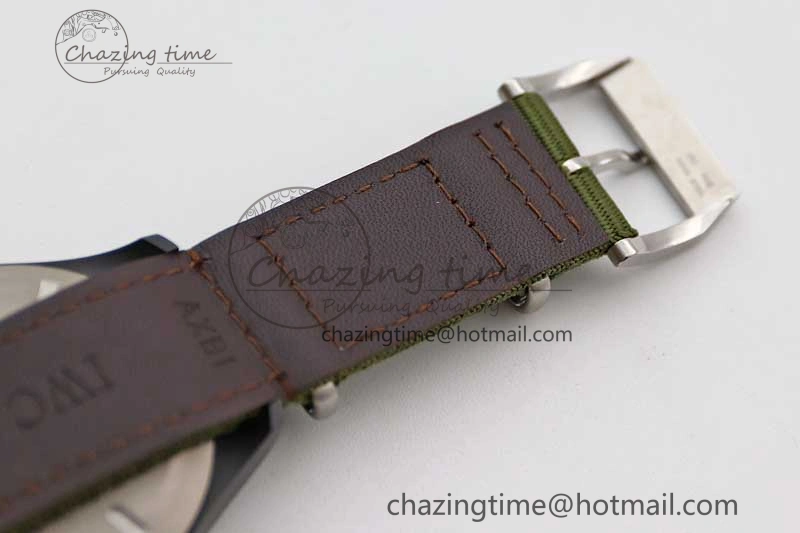 Mark XVIII ‘TOPGUN SFTI’ Ceramic M+F Best Edition Black Dial on Green Nylon Strap