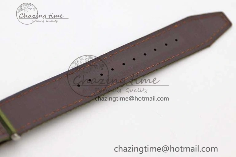 Mark XVIII “TRIBUTE TO MARK XI” IW327007 M+F 1:1 Best Edition Black Dial on Green Nylon Strap A35111
