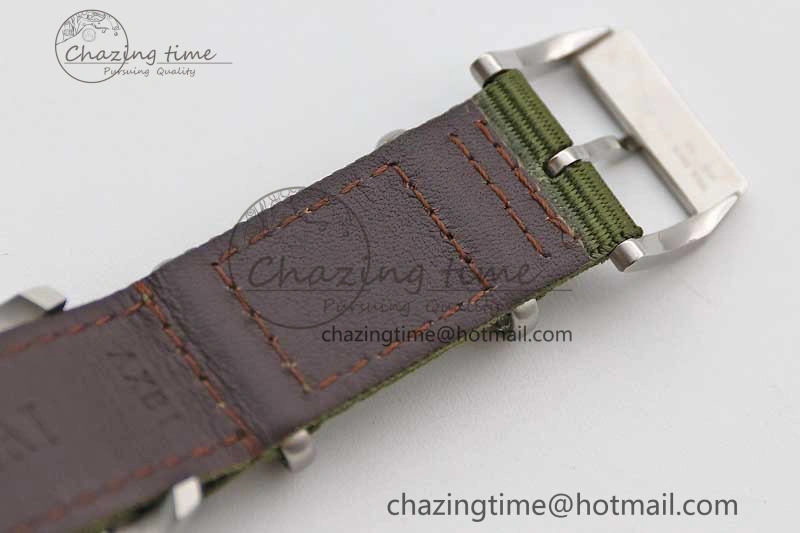 Mark XVIII “TRIBUTE TO MARK XI” IW327007 M+F 1:1 Best Edition Black Dial on Green Nylon Strap A35111
