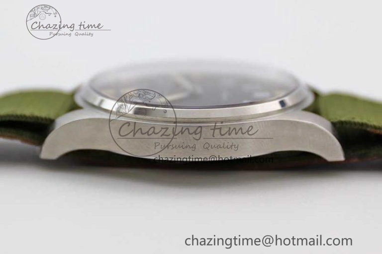 Mark XVIII “TRIBUTE TO MARK XI” IW327007 M+F 1:1 Best Edition Black Dial on Green Nylon Strap A35111