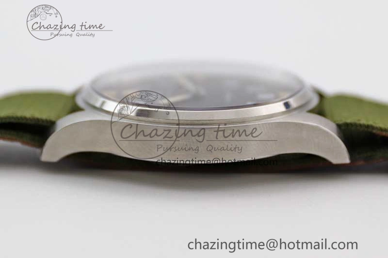 Mark XVIII “TRIBUTE TO MARK XI” IW327007 M+F 1:1 Best Edition Black Dial on Green Nylon Strap A35111