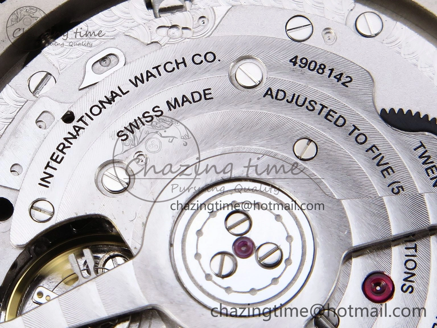 Mark XVIII Top Gun “SFTI” Black Ceramic IW324712 ZF 1:1 Best Edition on Green Nylon Strap A32111
